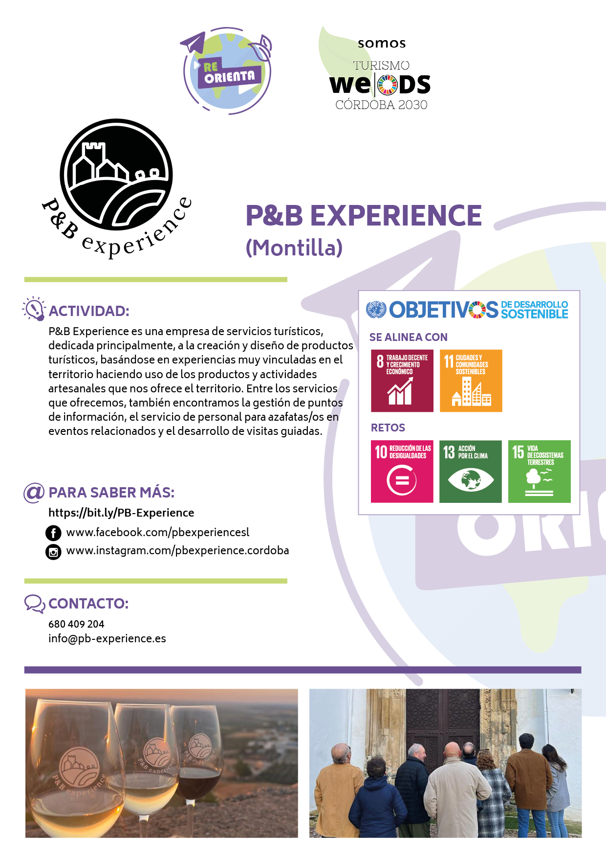 P&B EXPERIENCE